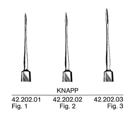 Нож для радужной оболочки KNAPP 42.202.01