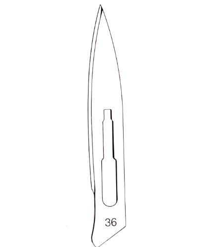 Лезвие для скальпеля H106 - 13600
