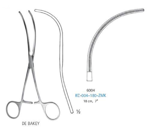 Атравматический зажим DE BAKEY 6004