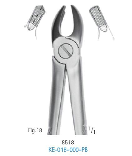 Щипцы для удаления зубов KE-018-000-PB