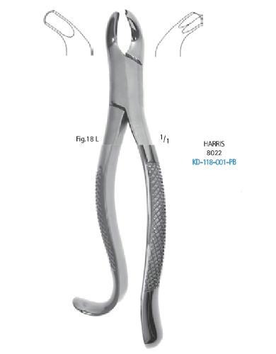 Щипцы для удаления зубов HARRIS 8022