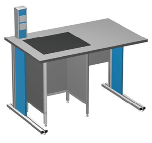 Стол лабораторный пристенный МОБИЛЕ СВ 1200