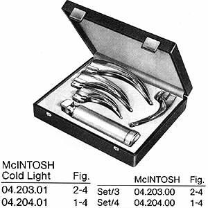 Ларингоскоп McINTOSH (набор) 04.203.00