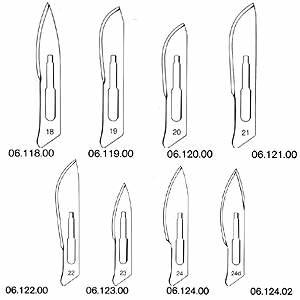 Лезвие стерильное № 24 d (упак.) 06.124.02