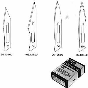 Лезвие стерильное № 36 d (упак.) 06.136.02