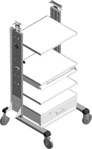 Аппаратная стойка эндоскопическая Модель 3411