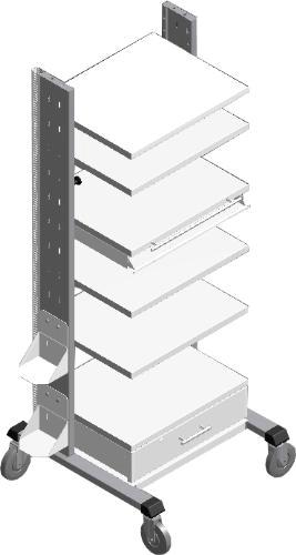 Аппаратная стойка эндоскопическая Модель 7601
