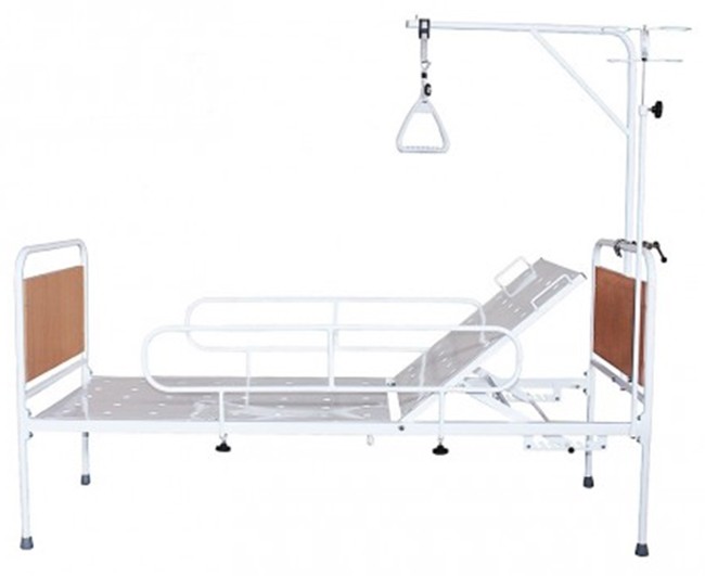 Кровать медицинская функциональная с регулируемой по углу наклона головной секцией КМФ-01 Ока-Медик