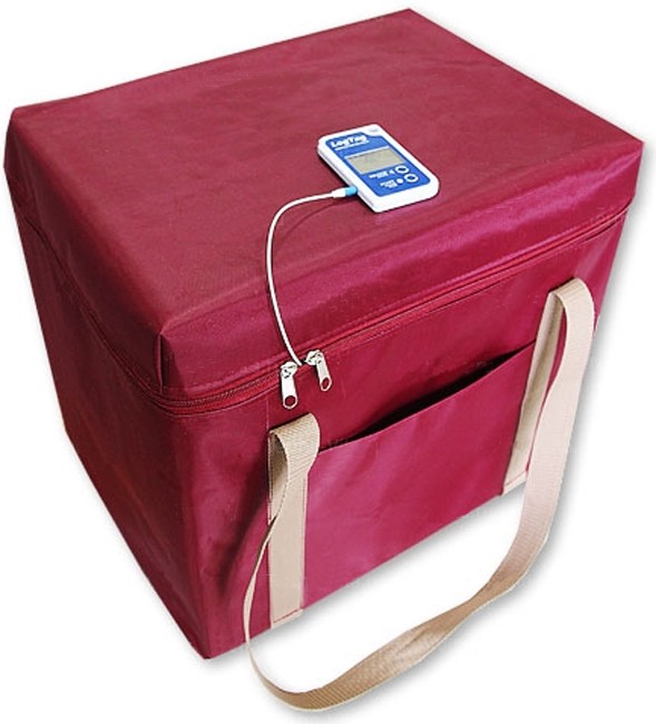 Медицинский термоконтейнер ТКМ-12 в сумке-чехле