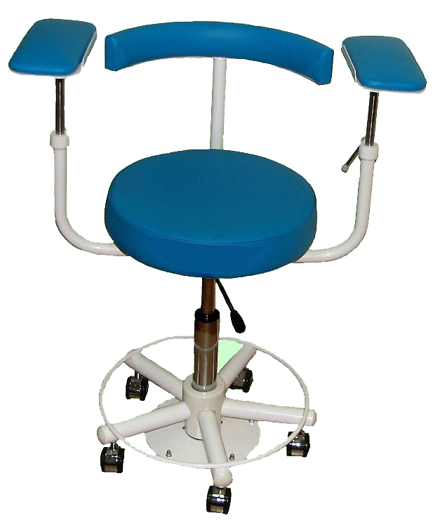 Стул С-2-09 (стул с подлокотниками для оперирующего хирурга)